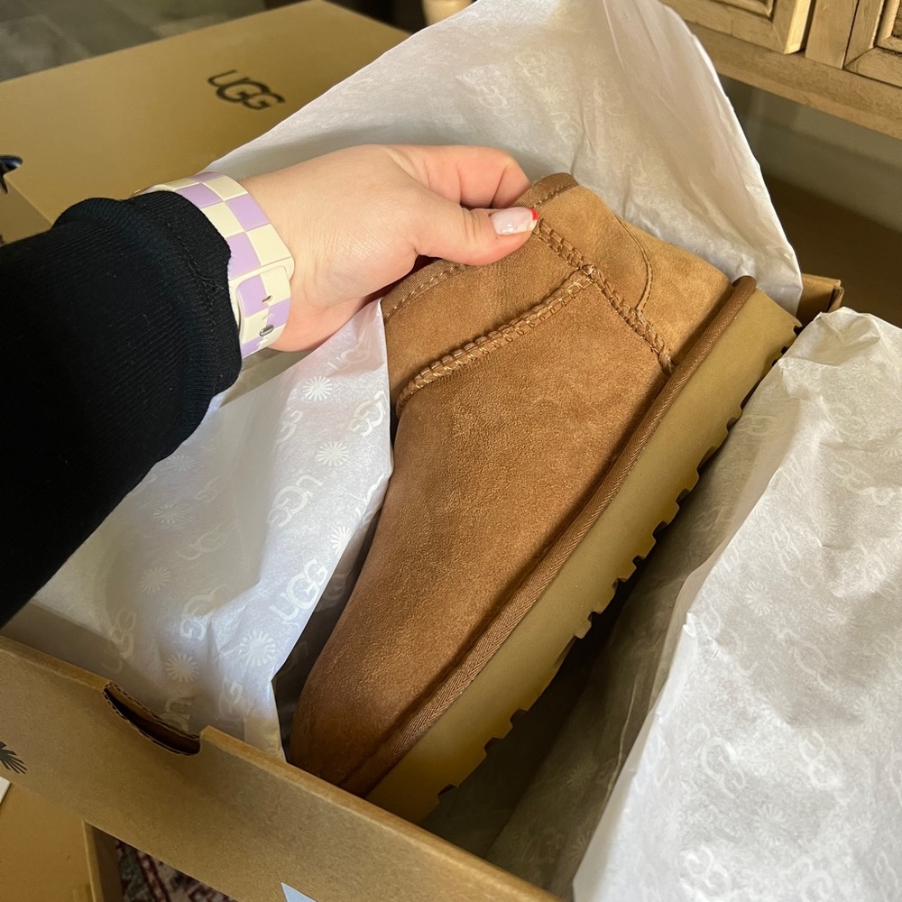 Classic ultra mini UGG - Chestnut